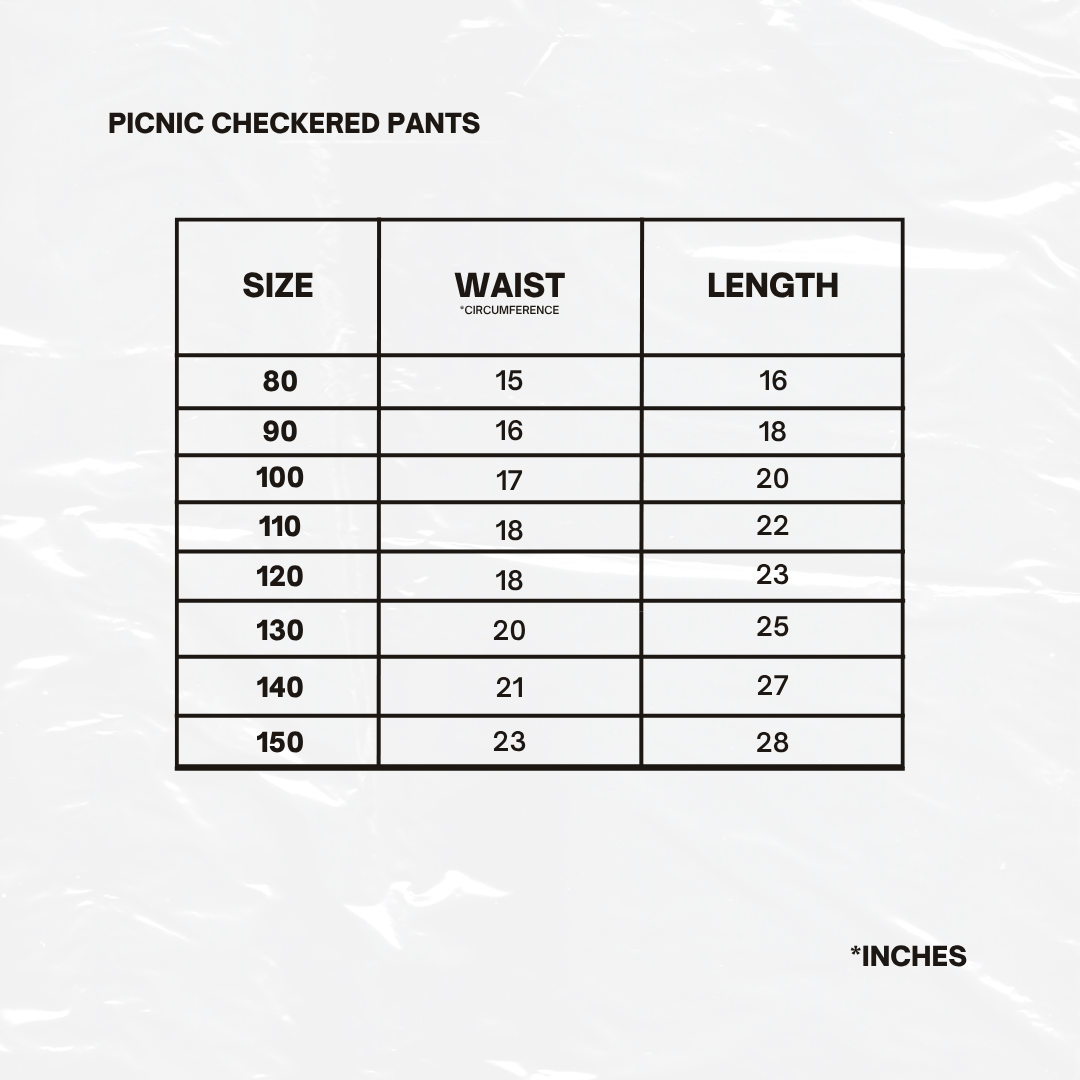 K Picnic Checkered Pants