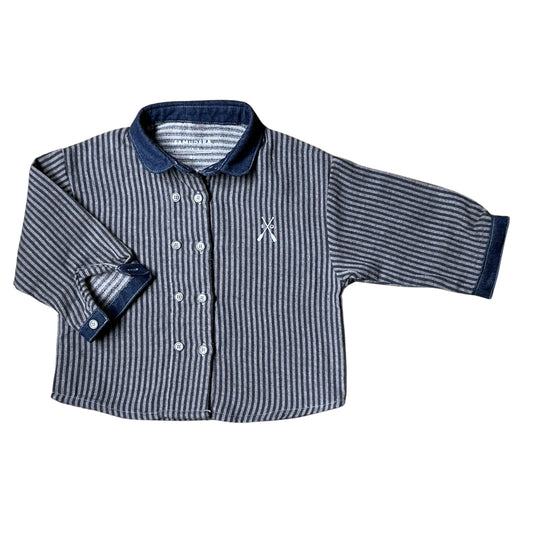 Samudera Junior - Blue Stripes Shirt