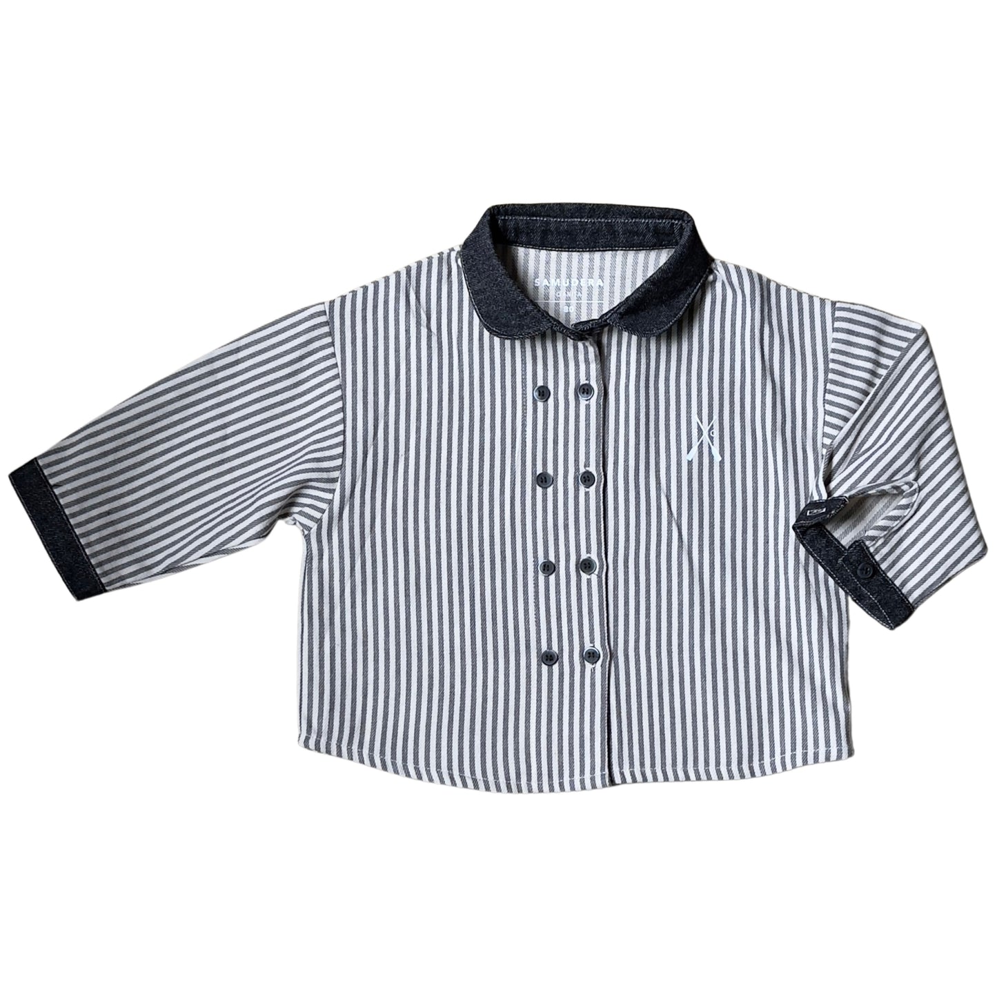 Samudera Junior - White Stripes Shirt