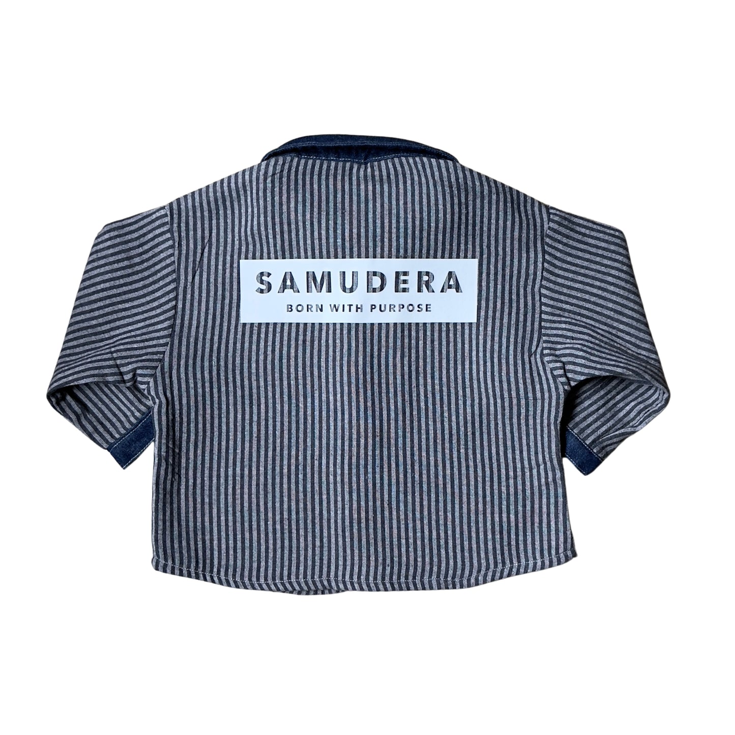 Samudera Junior - Blue Stripes Shirt