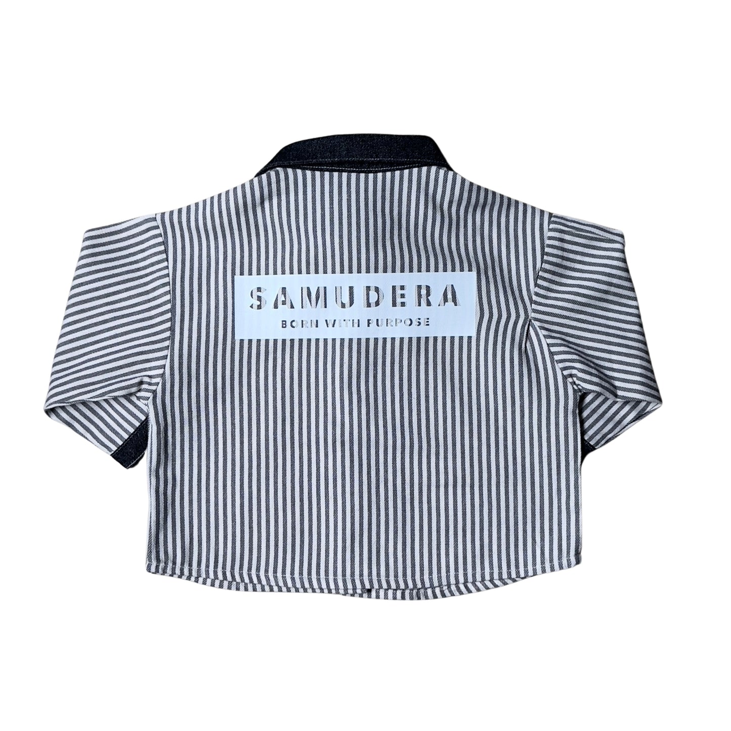 Samudera Junior - White Stripes Shirt