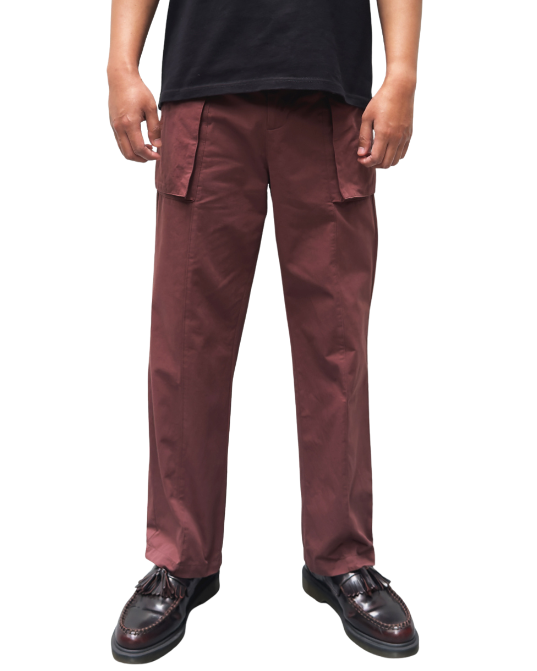 Q Cargo Utility Pants Wine