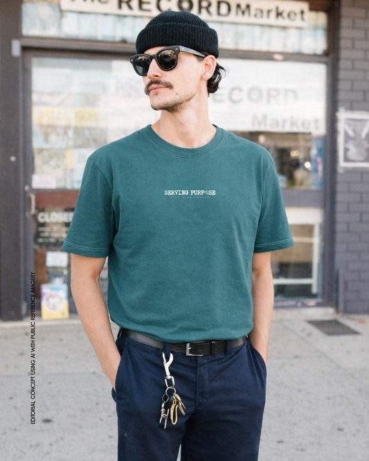 Axis/T: Hybrid Weave Over-dyed Finish.