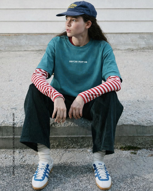 Axis/T: Hybrid Weave Over-dyed Finish.